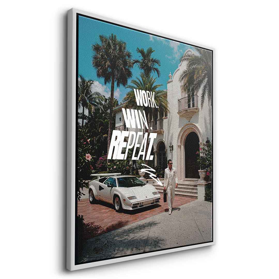 Canvas side Silber