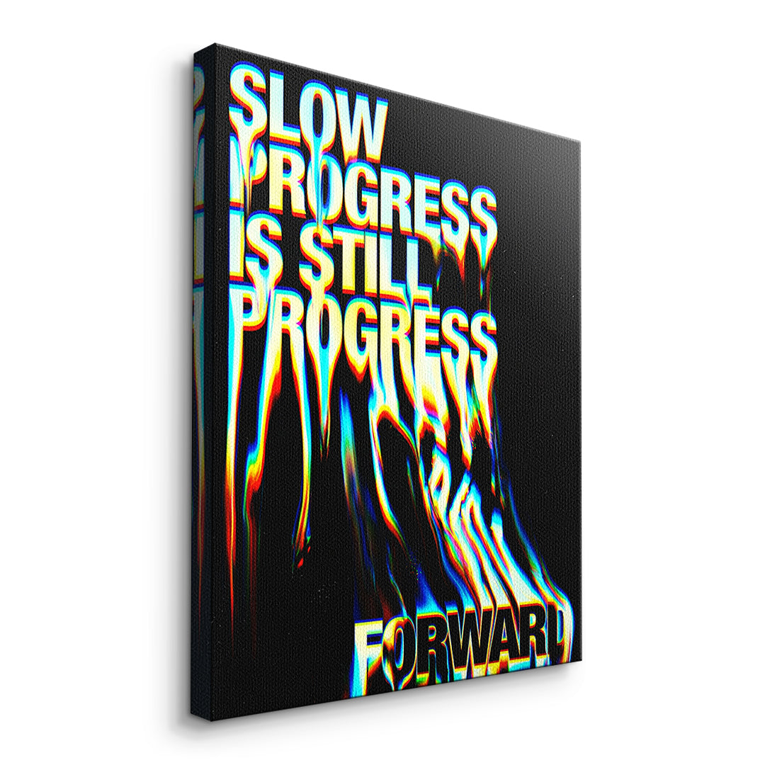DOTCOMCANVAS Slow Process Leinwandbild Seitenansicht Ohne Rahmen