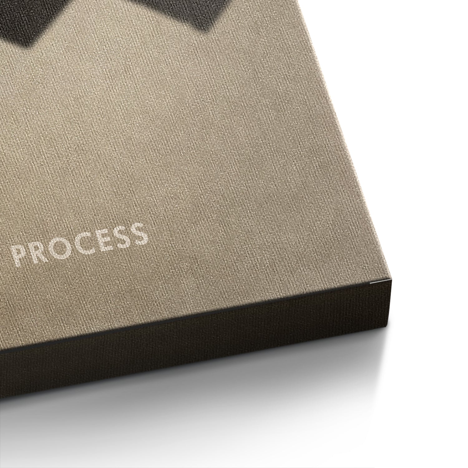 DOTCOMCANVAS Trust the Process Leinwandbild Echtheitszertifikat