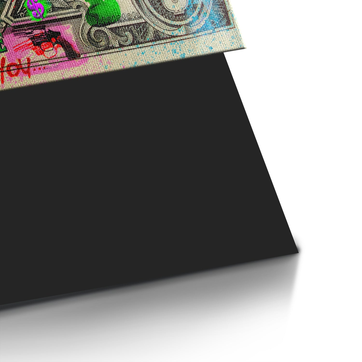 DOTCOMCANVAS TRUST NO ONE Leinwandbild Echtheitszertifikat