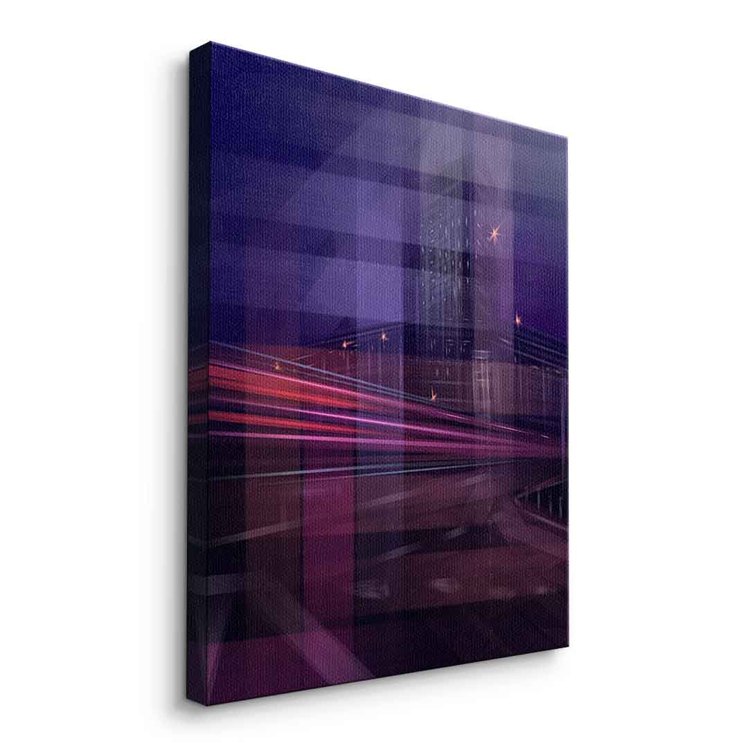 City of Dreams in Grids - Leinwandbild Seite