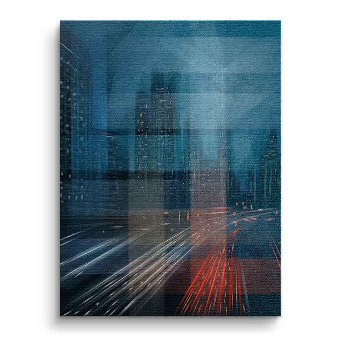 Night City with Speed - Leinwandbild