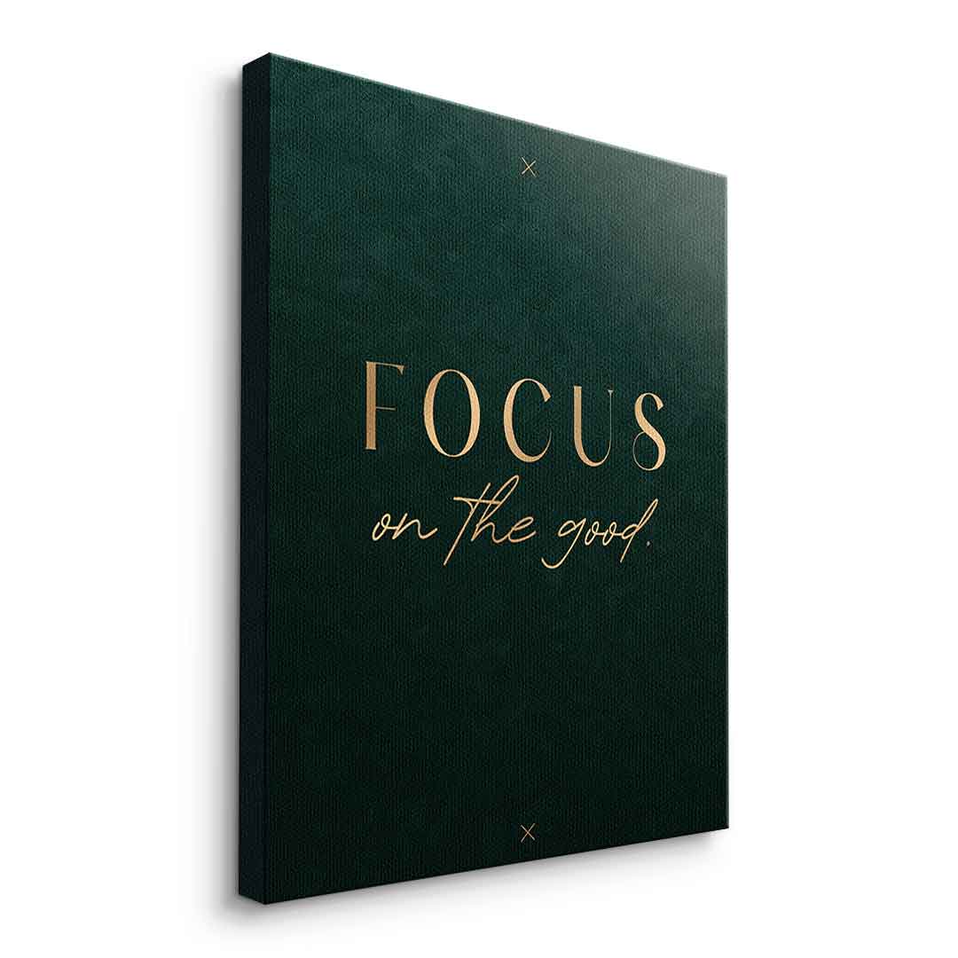 DOTCOMCANVAS FOCUS Leinwandbild – Seitenansicht ohne Rahmen