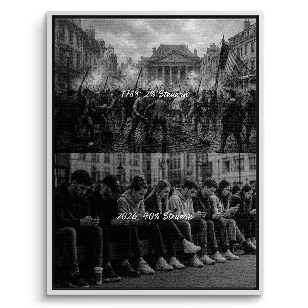 Tax Revolution Leinwandbild front_wf