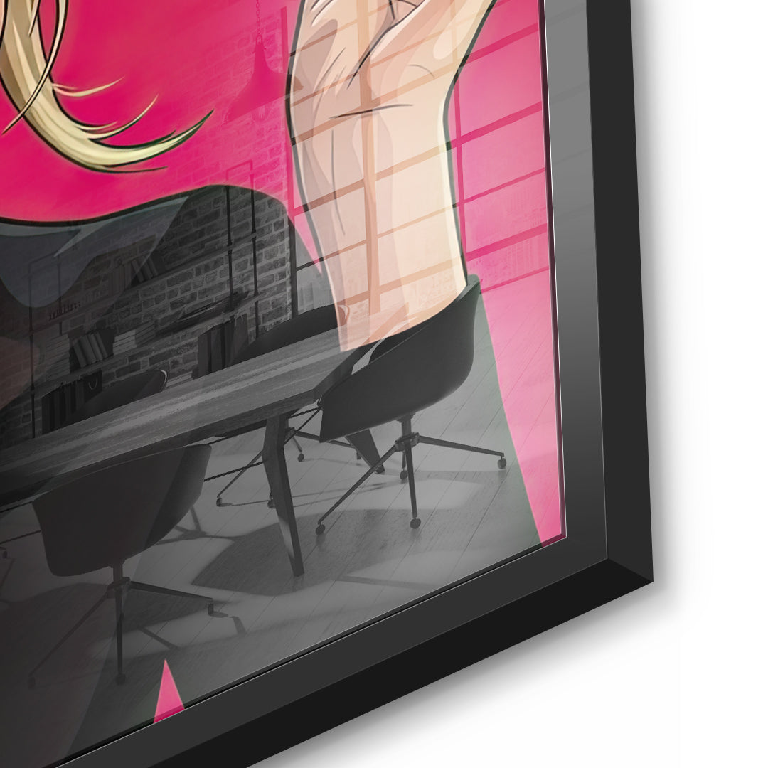 detail black frame