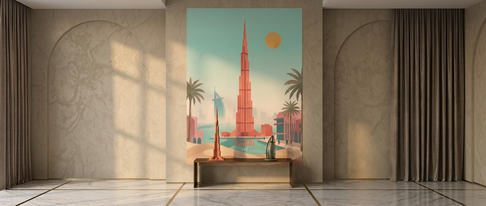 DOTCOMCANVAS Dubai Poster Banner