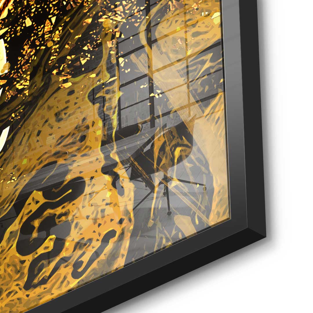 DOTCOMCANVAS 24K Feingold Bild Goldrush Bitcoin - 24K Feingold