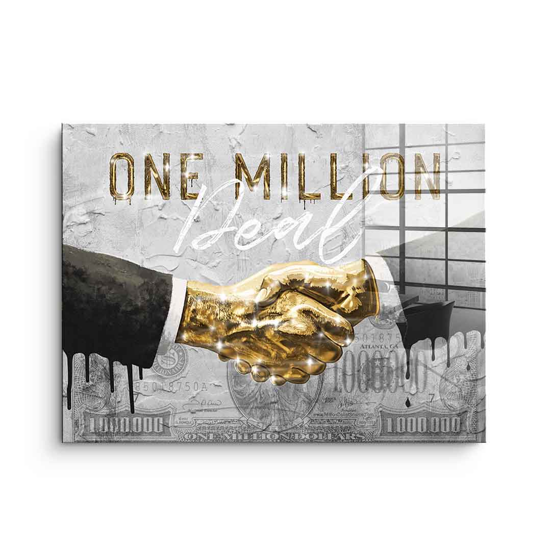 DOTCOMCANVAS 24K Feingold Bild One Million Deal - 24K Feingold