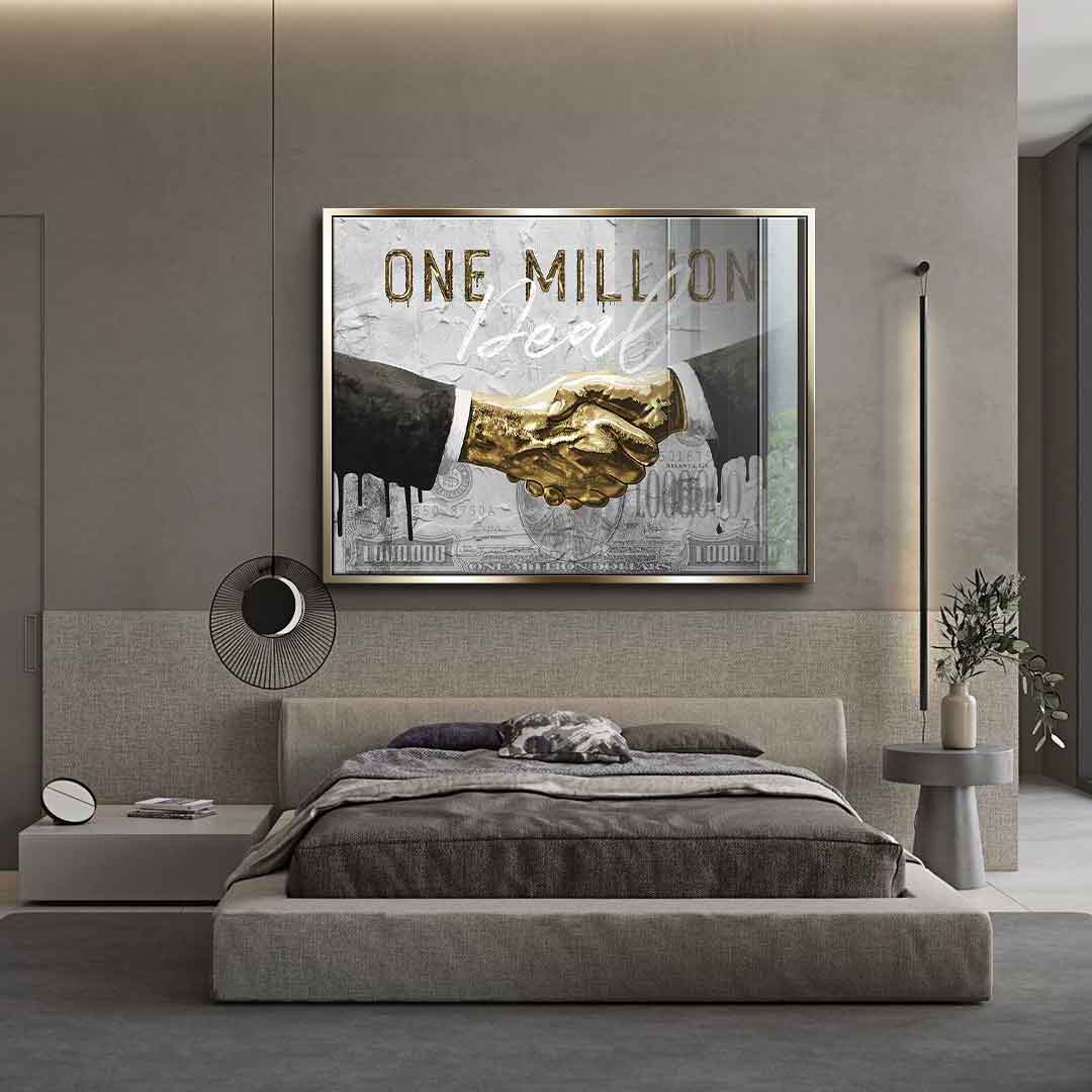 DOTCOMCANVAS 24K Feingold Bild One Million Deal - 24K Feingold