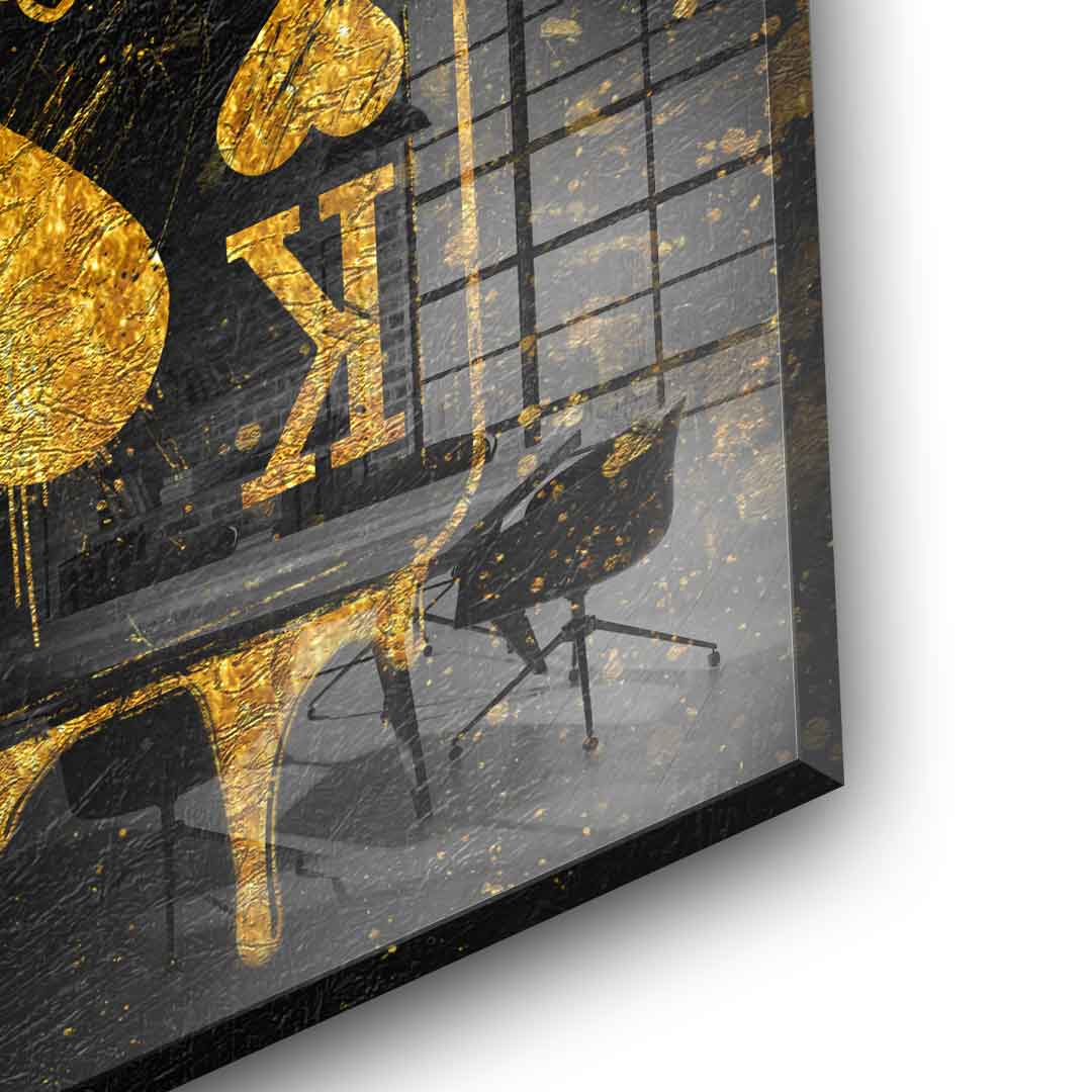 DOTCOMCANVAS 24K Feingold Bild King Card - 24K Feingold