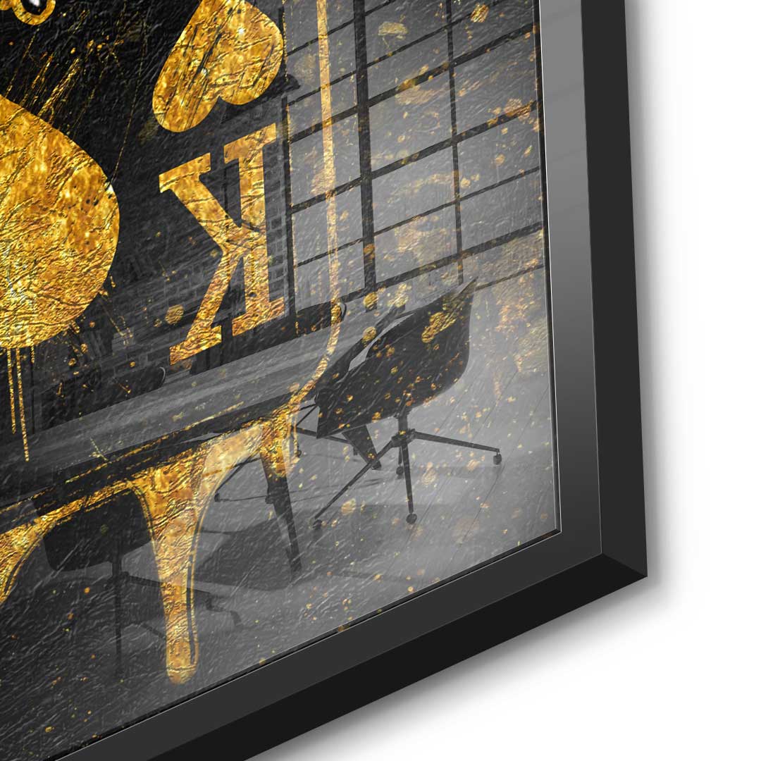 DOTCOMCANVAS 24K Feingold Bild King Card - 24K Feingold