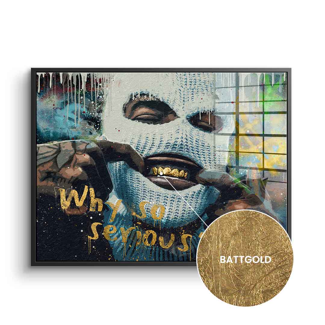 DOTCOMCANVAS 24K Feingold Bild Bad Guy - 24K Feingold