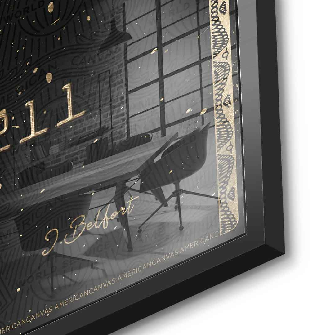 DOTCOMCANVAS 24K Feingold Bild Royal American Canvas - 24K Feingold