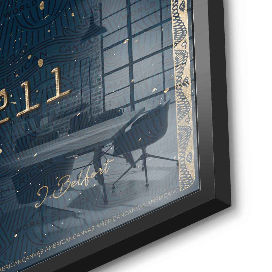 DOTCOMCANVAS 24K Feingold Bild Royal American Canvas - 24K Feingold