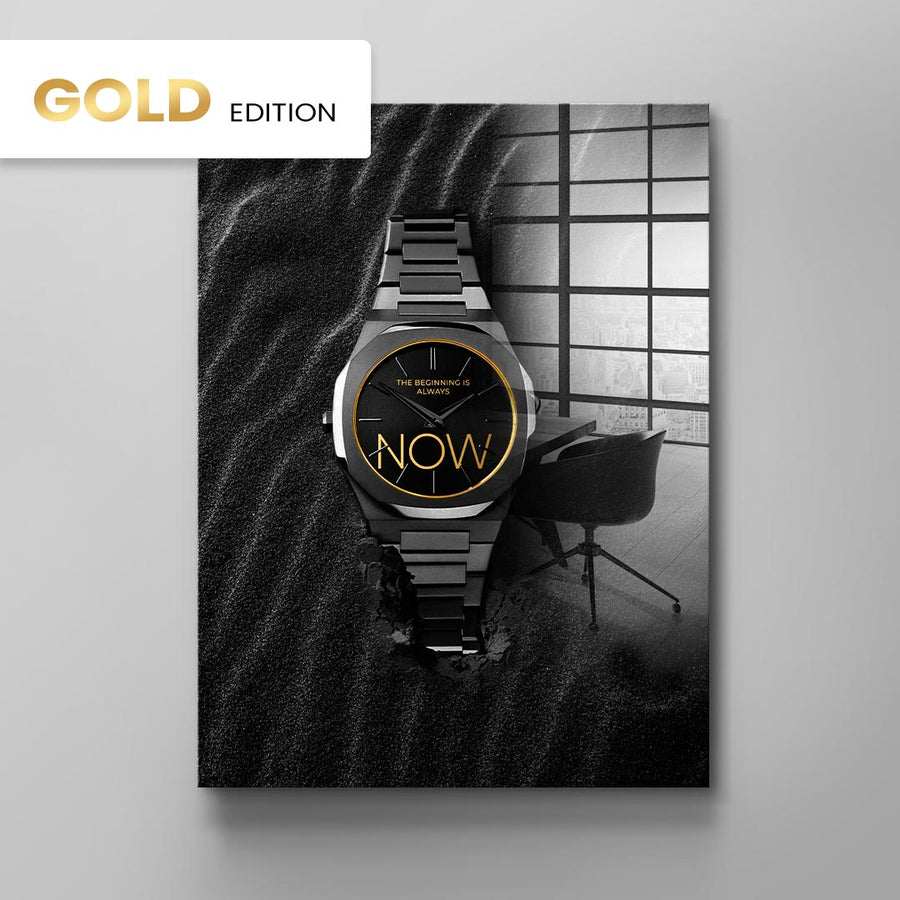 DOTCOMCANVAS 24K Feingold Bild PURE ATTITUDE - 24K Feingold