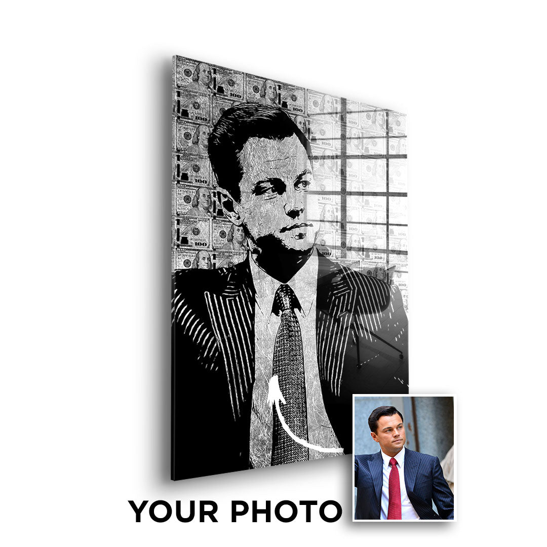 DOTCOMCANVAS 24K Feingold Bild GOLD MONEY PORTRAIT - 24K Feingold - Personalisierbar