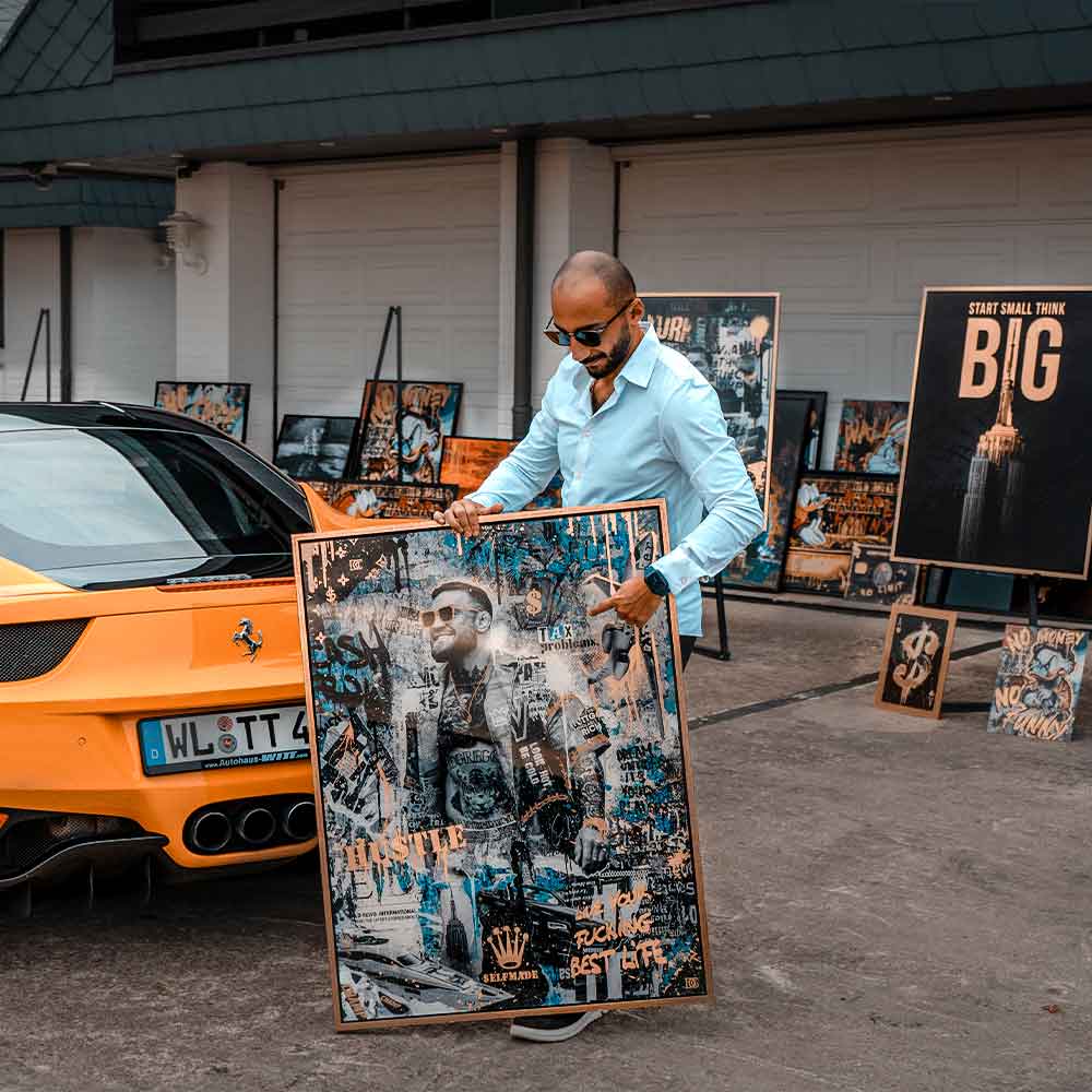 DOTCOMCANVAS 24K Feingold Bild TAX PROBLEM$ - 24K Feingold