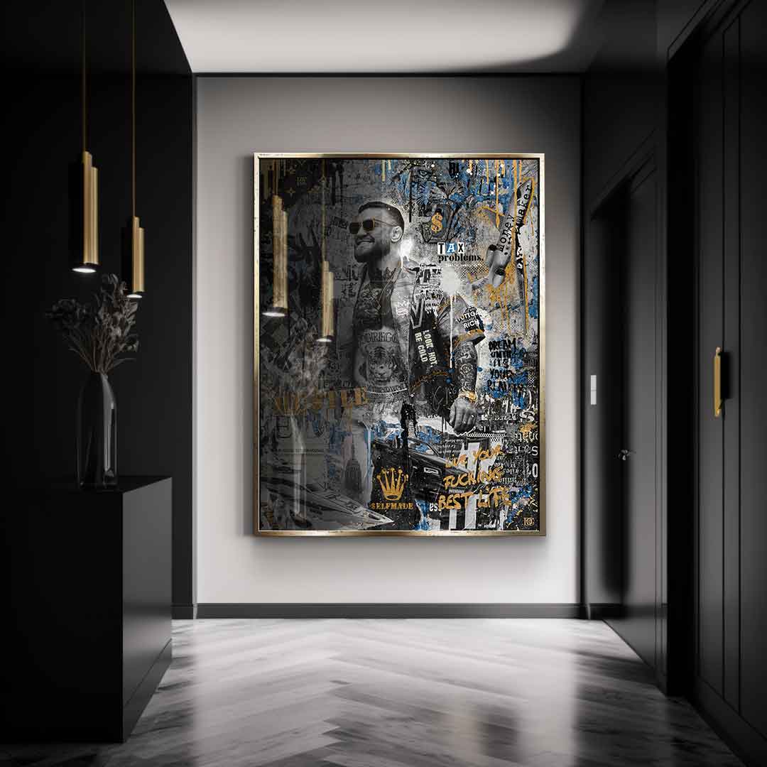 DOTCOMCANVAS 24K Feingold Bild TAX PROBLEM$ - 24K Feingold