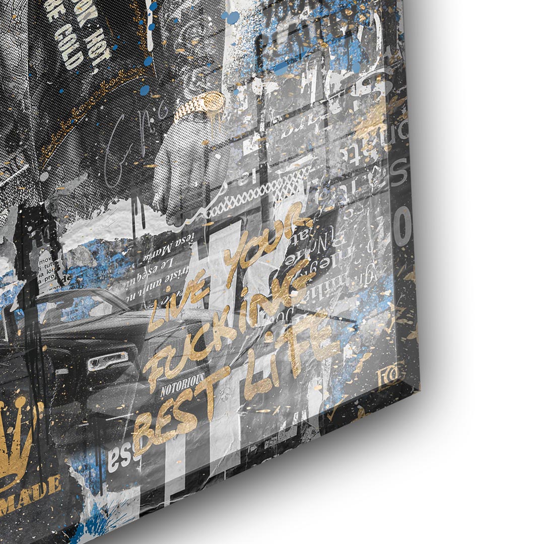 DOTCOMCANVAS 24K Feingold Bild TAX PROBLEM$ - 24K Feingold