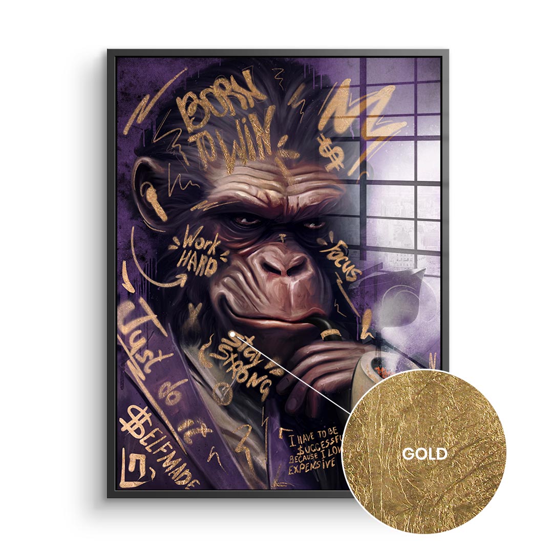 DOTCOMCANVAS 24K Feingold Bild Gentlemen Club - 24K Feingold