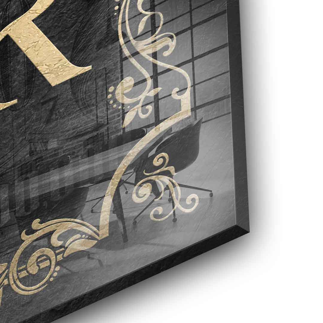 DOTCOMCANVAS 24K Feingold Bild Money Never Sleeps Part 2 - 24K Feingold