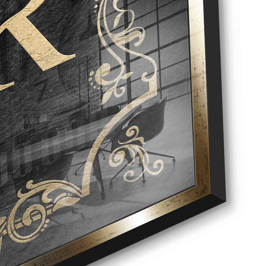 DOTCOMCANVAS 24K Feingold Bild Money Never Sleeps Part 2 - 24K Feingold