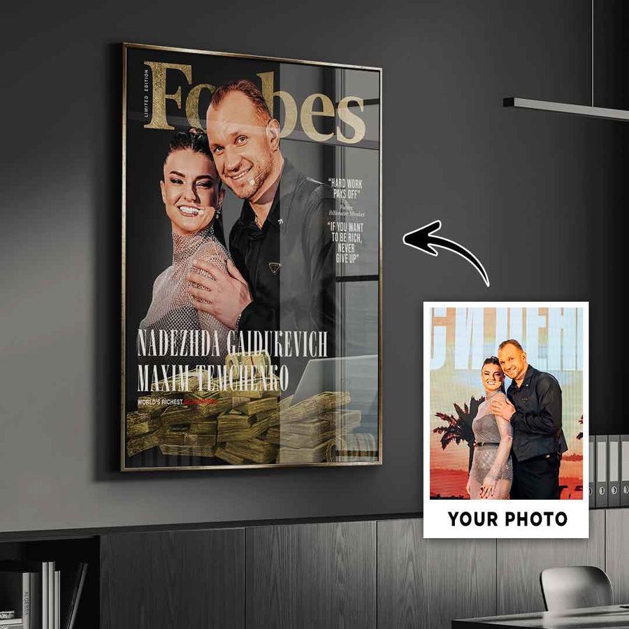 DOTCOMCANVAS 24K Feingold Bild Personalisierbar Billionaire Duck - 24K Feingold