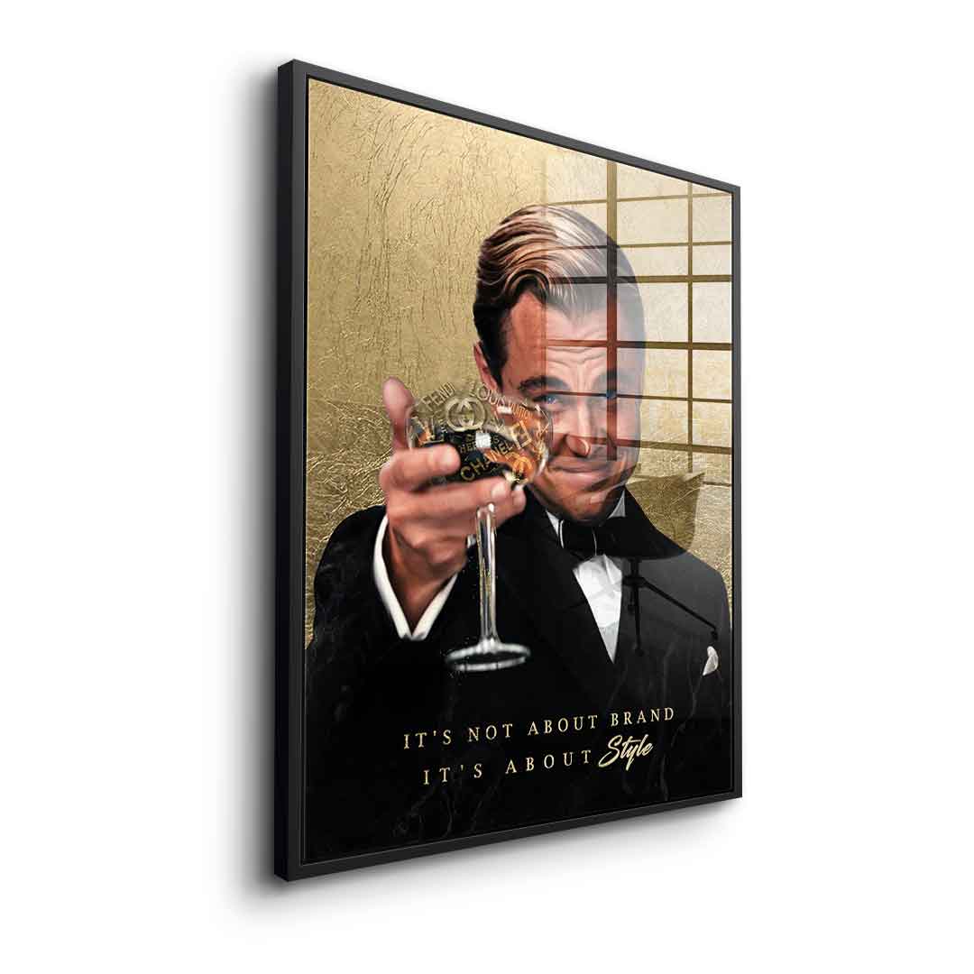 DOTCOMCANVAS 24K Feingold Bild Chapeau 2.0 - 24K Feingold