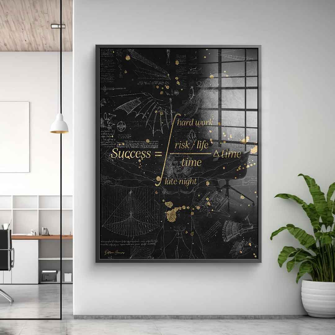 DOTCOMCANVAS 24K Feingold Bild Success - 24K Feingold