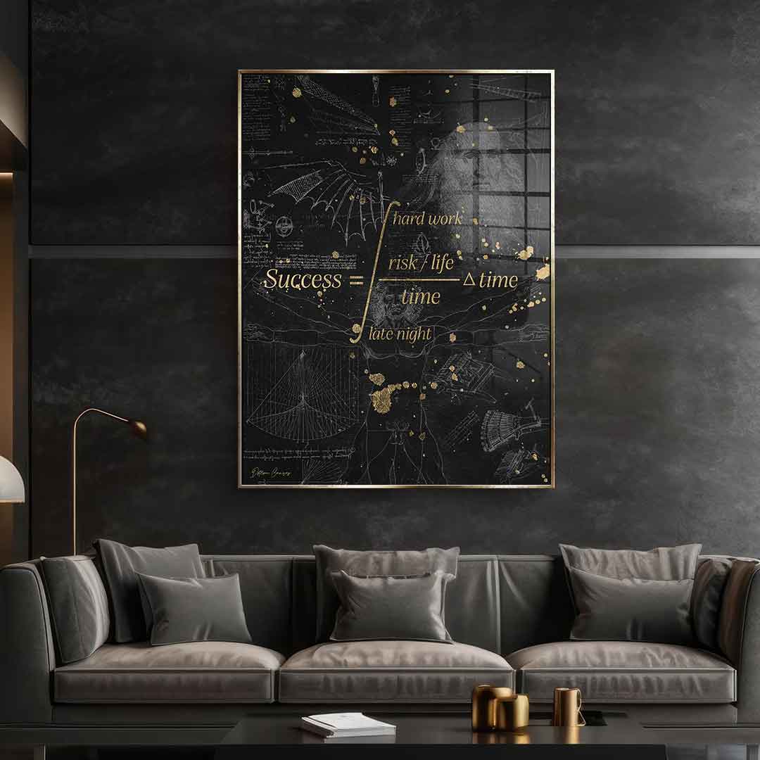 DOTCOMCANVAS 24K Feingold Bild Success - 24K Feingold