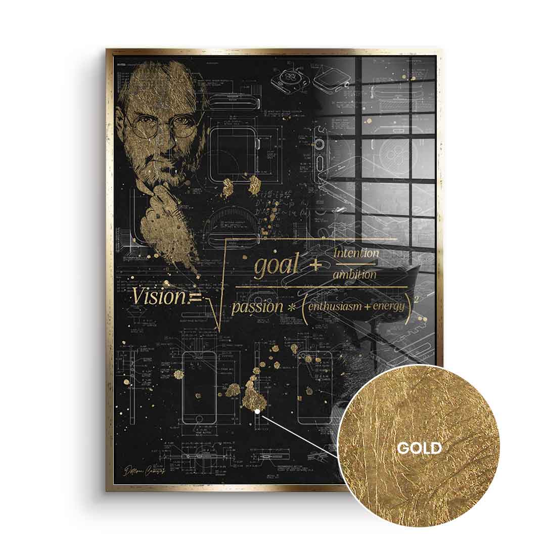 DOTCOMCANVAS 24K Feingold Bild Vision - 24K Feingold