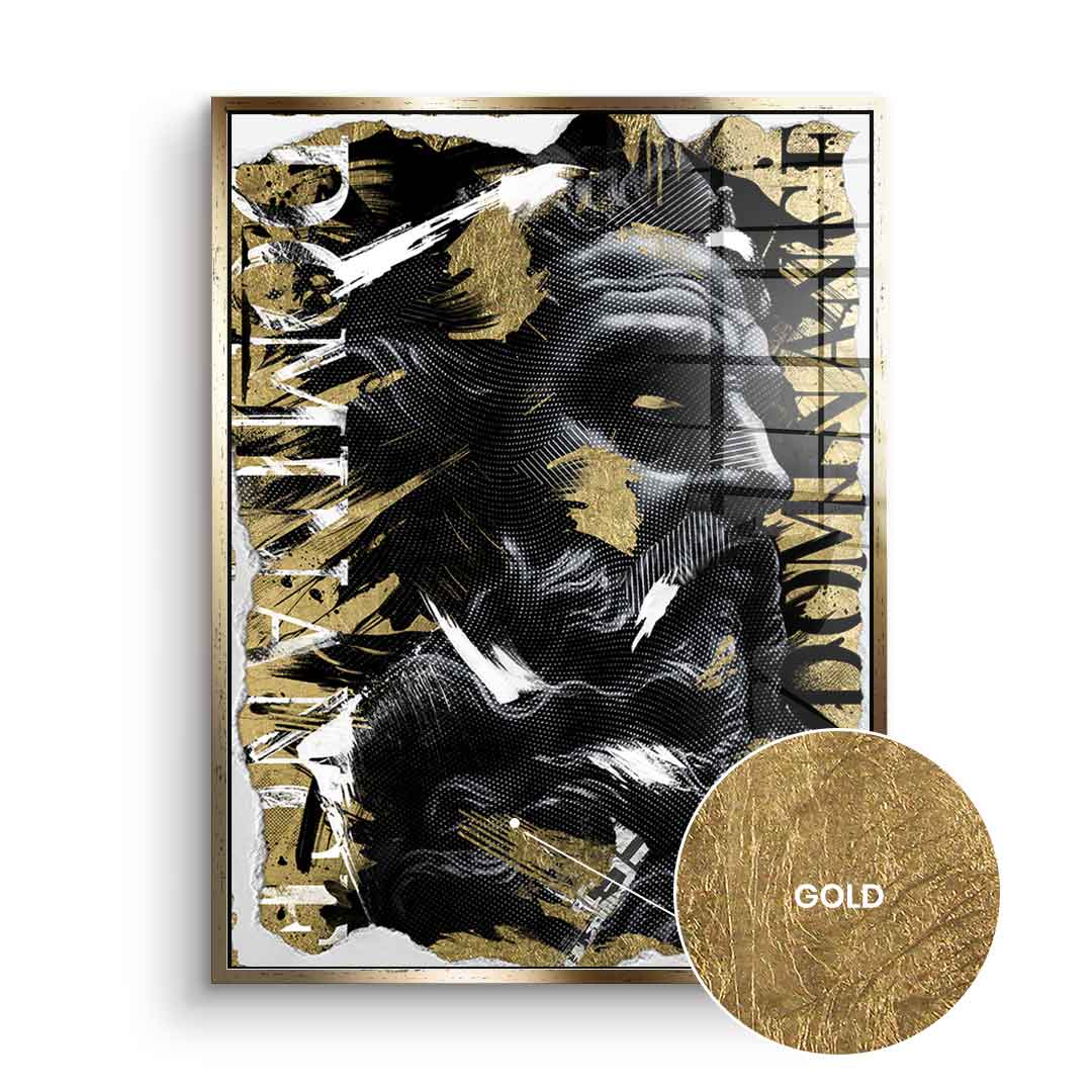 DOTCOMCANVAS 24K Feingold Bild Luxury Zeus - 24K Feingold