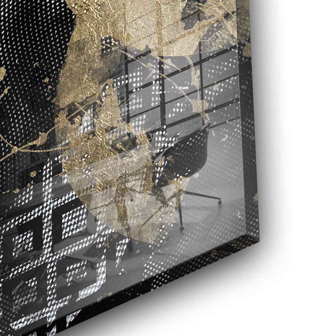 DOTCOMCANVAS 24K Feingold Bild Luxury Karl - 24K Feingold