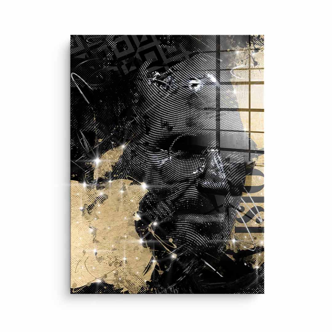 DOTCOMCANVAS 24K Feingold Bild Luxury Steve - 24K Feingold
