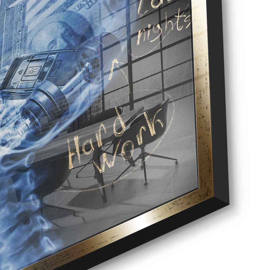 DOTCOMCANVAS 24K Feingold Bild X-RAY - 24K Feingold