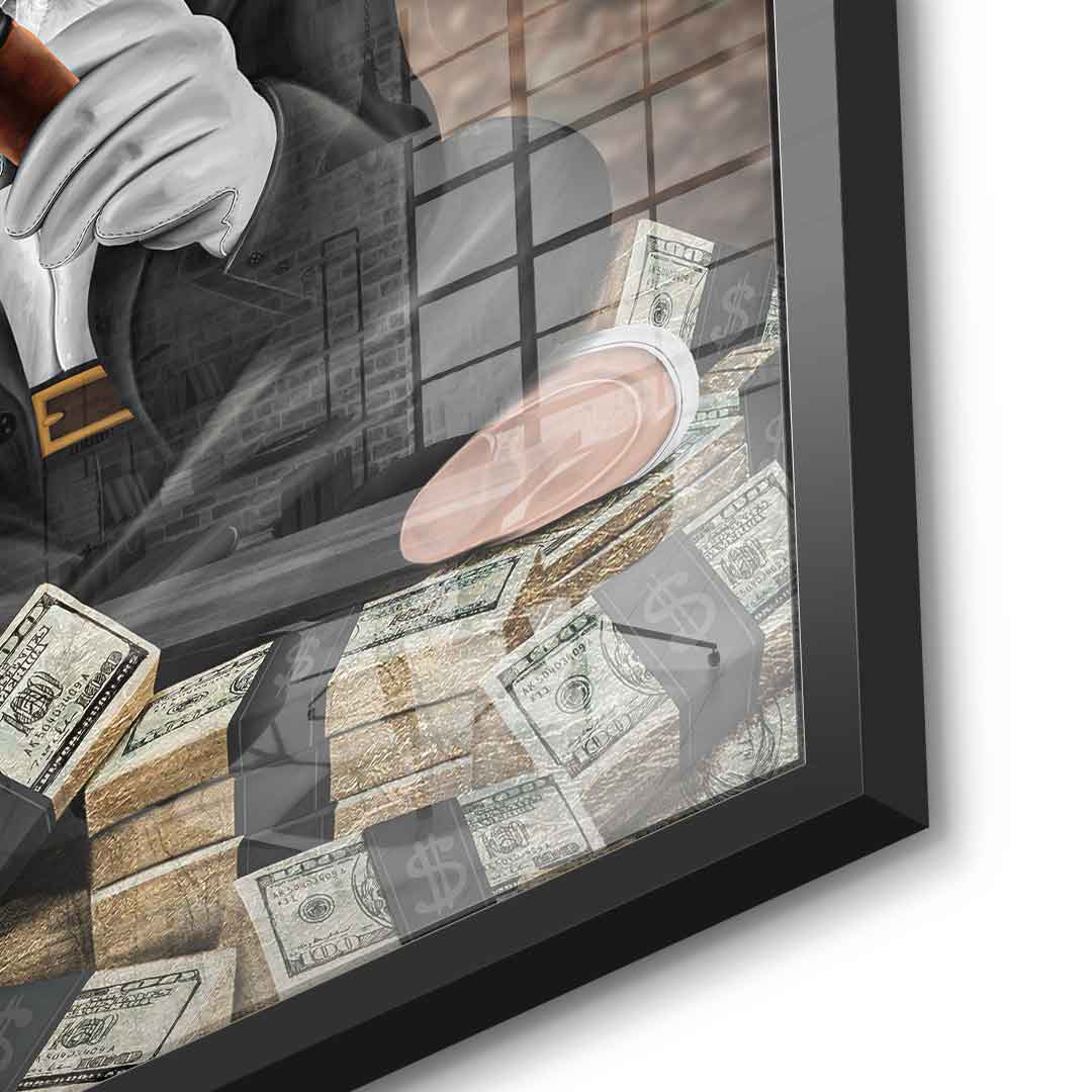 DOTCOMCANVAS 24K Feingold Bild Mr. RE$PECT - 24K Feingold