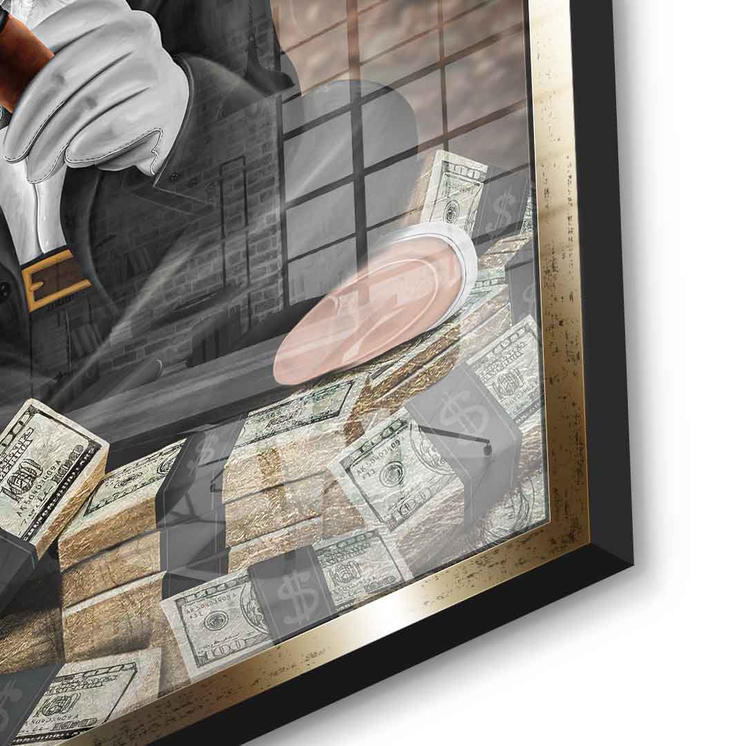 DOTCOMCANVAS 24K Feingold Bild Mr. RE$PECT - 24K Feingold