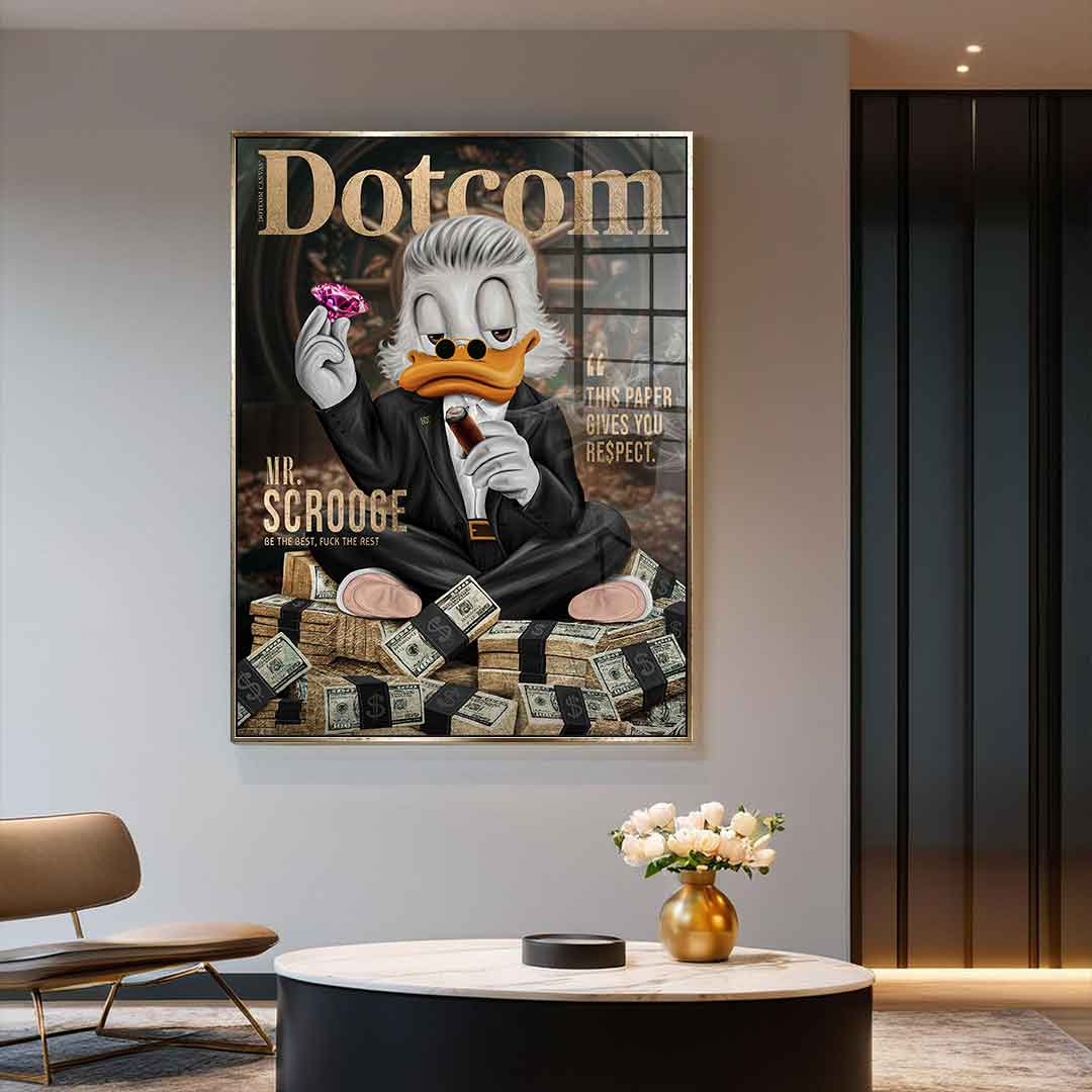 DOTCOMCANVAS 24K Feingold Bild Mr. RE$PECT - 24K Feingold