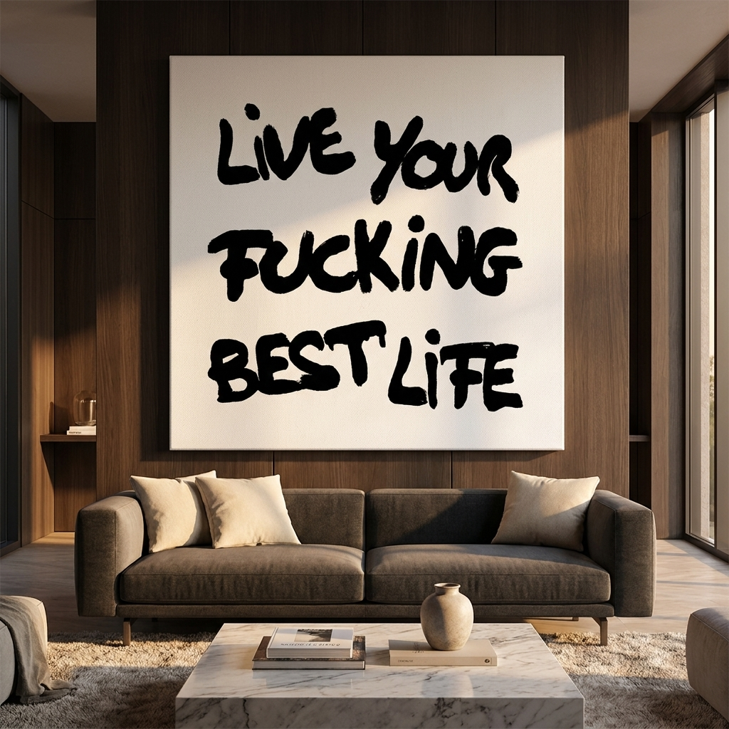 live your f***ing best life - Poster