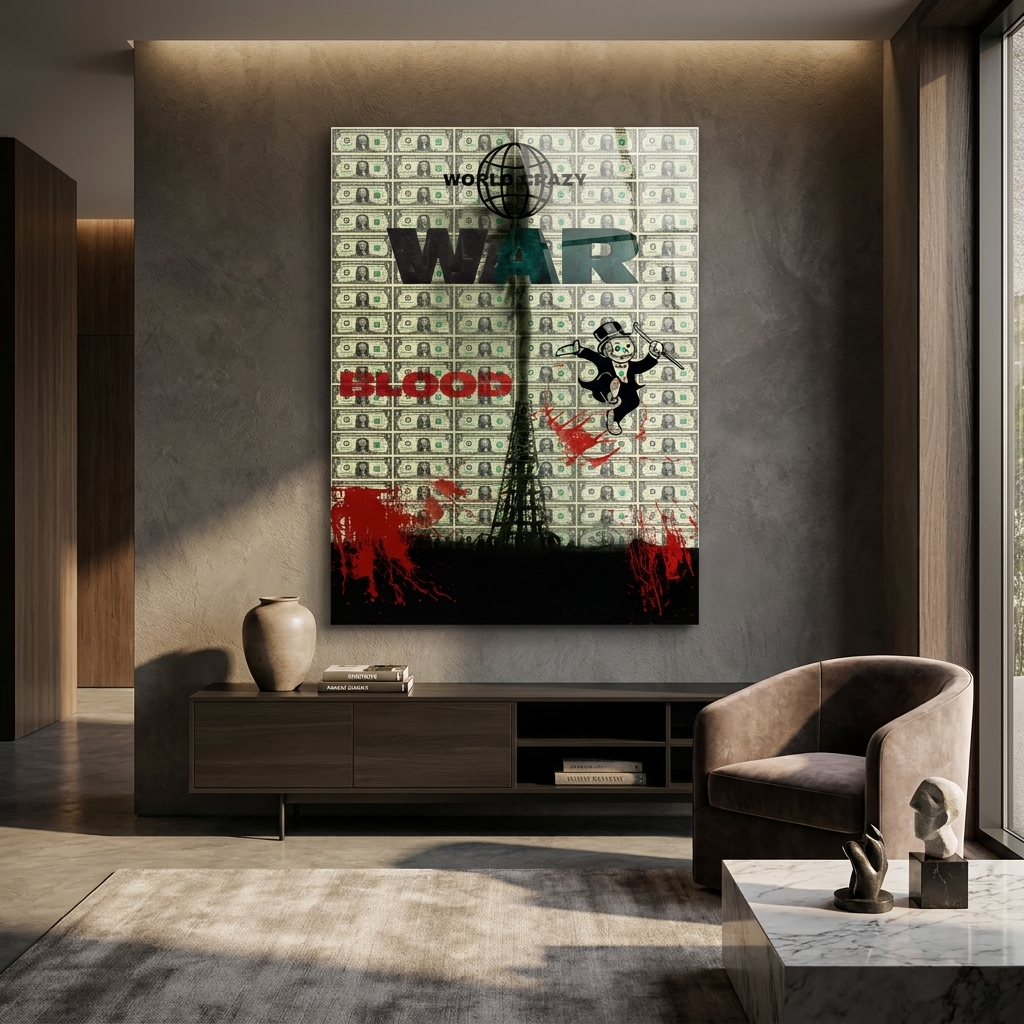 World Crazy Acrylglasbild