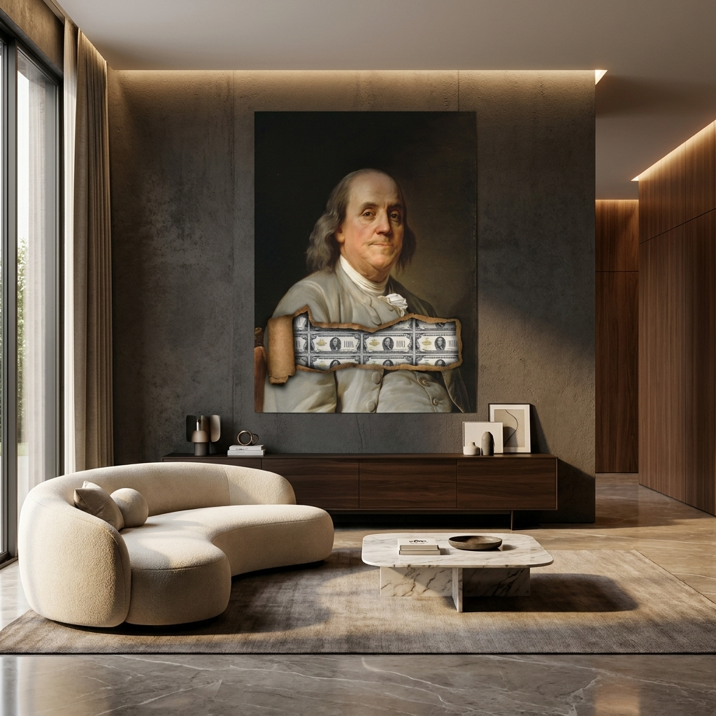 DOTCOMCANVAS Benjamin x Money Poster Room