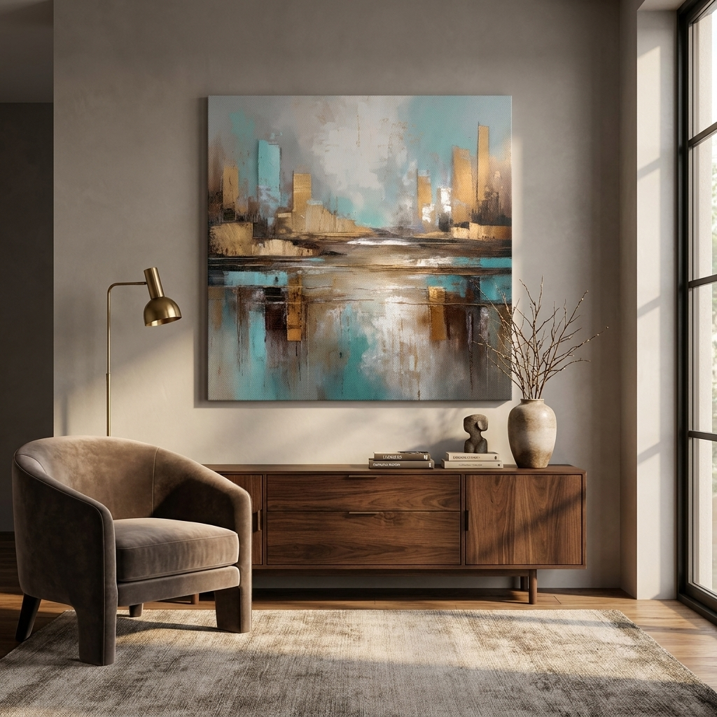 DOTCOMCANVAS Lost city of the Desert Leinwandbild Room