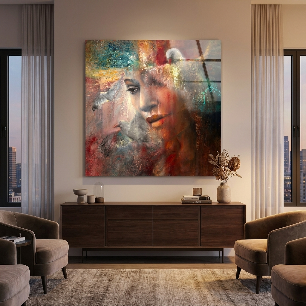 DOTCOMCANVAS And I dreamed I was flying Acrylglas Room
