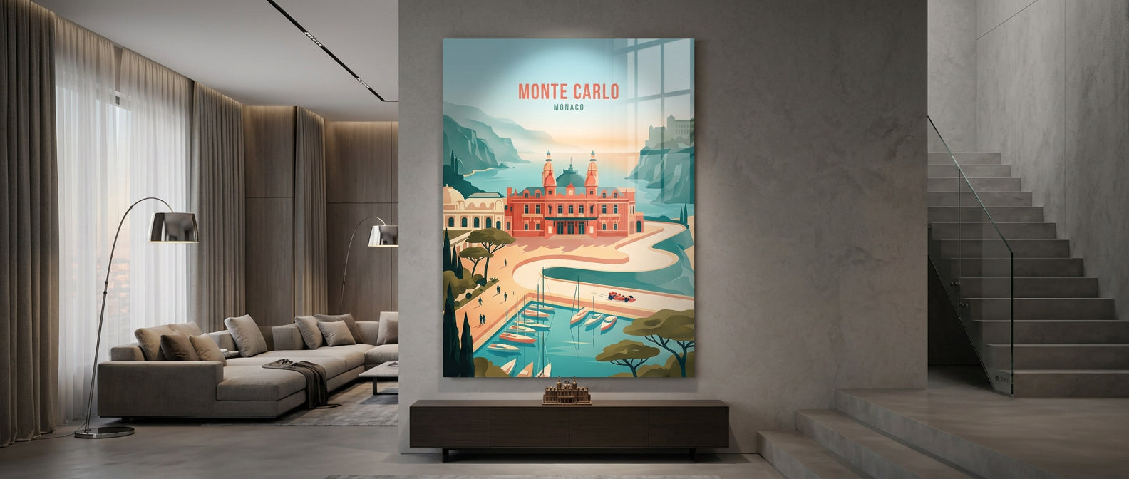 Monte Carlo Acrylglasbild Website Banner