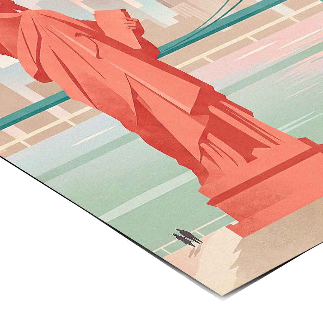 DOTCOMCANVAS New York Poster Eckdetail