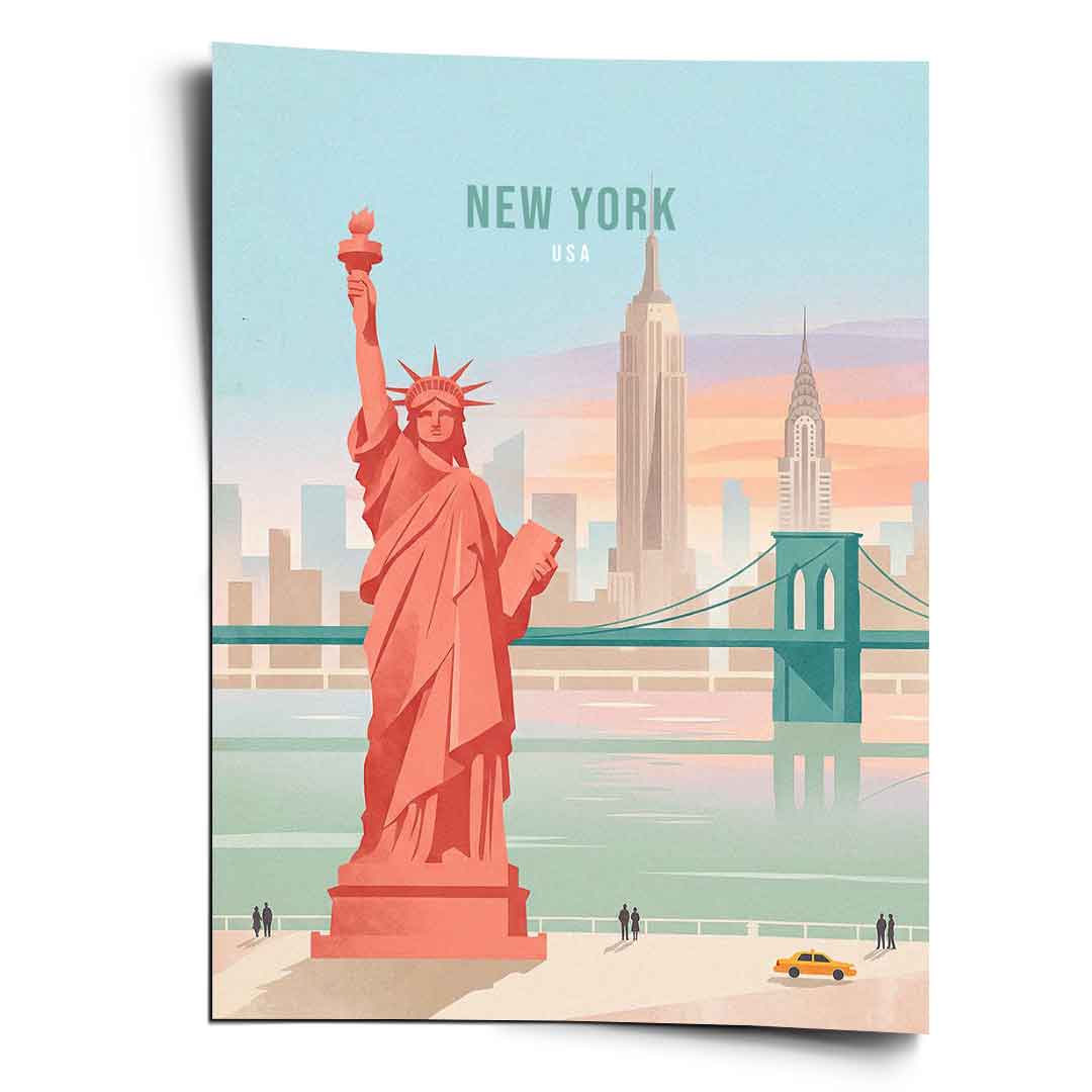DOTCOMCANVAS New York Poster Vorderansicht