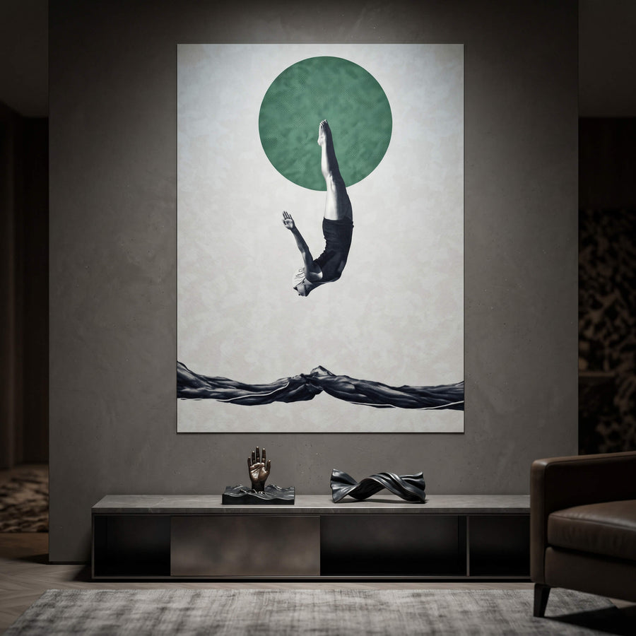 DOTCOMCANVAS® Dive Poster – im Raum