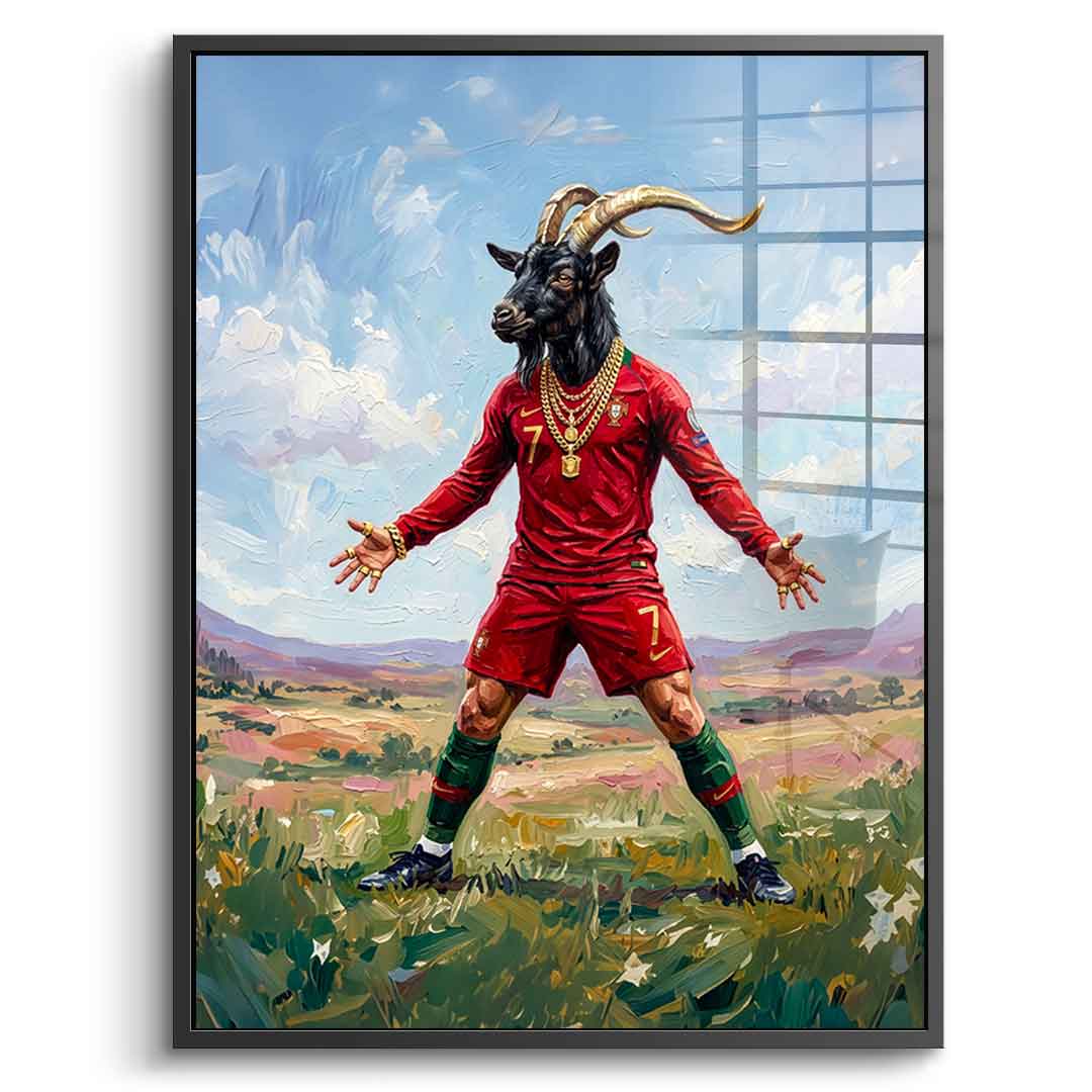 Ronaldo GOAT - Acrylglas