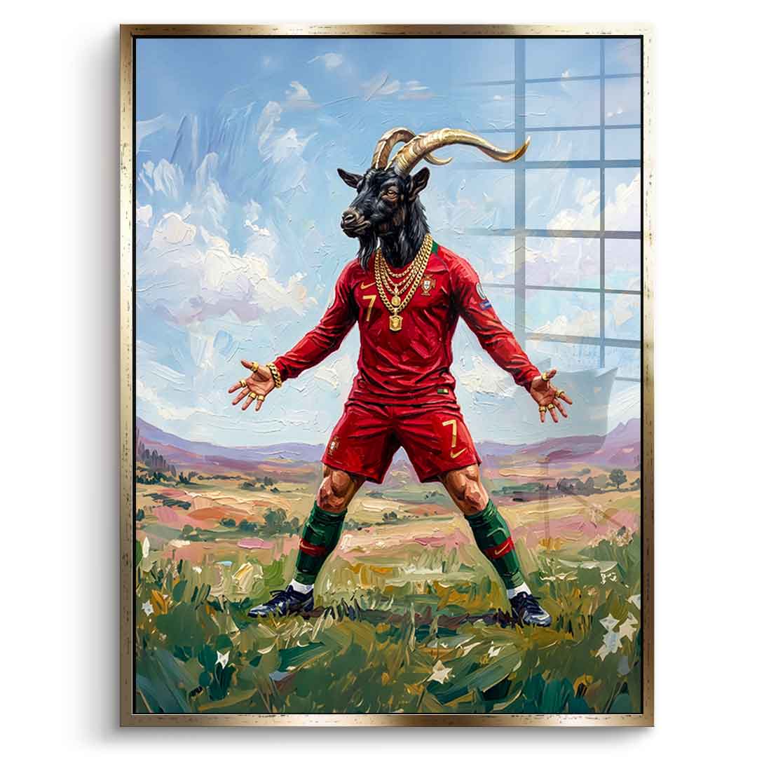 Ronaldo GOAT - Acrylglas