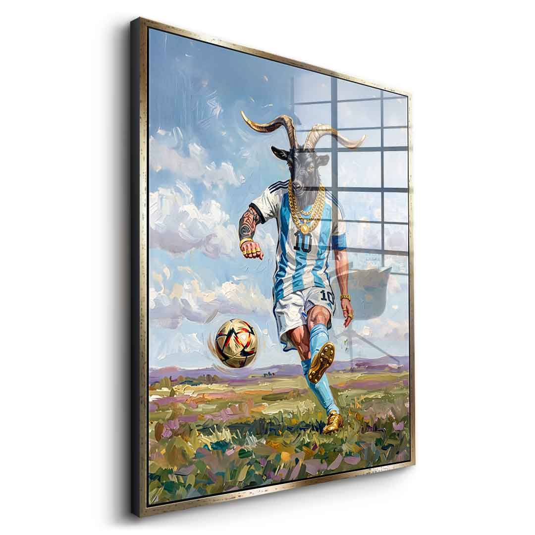 Messi GOAT - Acrylglas